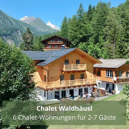 Chalet Waldhaeusl Luxurioese Ferienwohnungen Mit Sauna & Whirlpool, Kamin, Balkon Oder Terrasse Mit Bergblick Heiligenblut Exterior foto