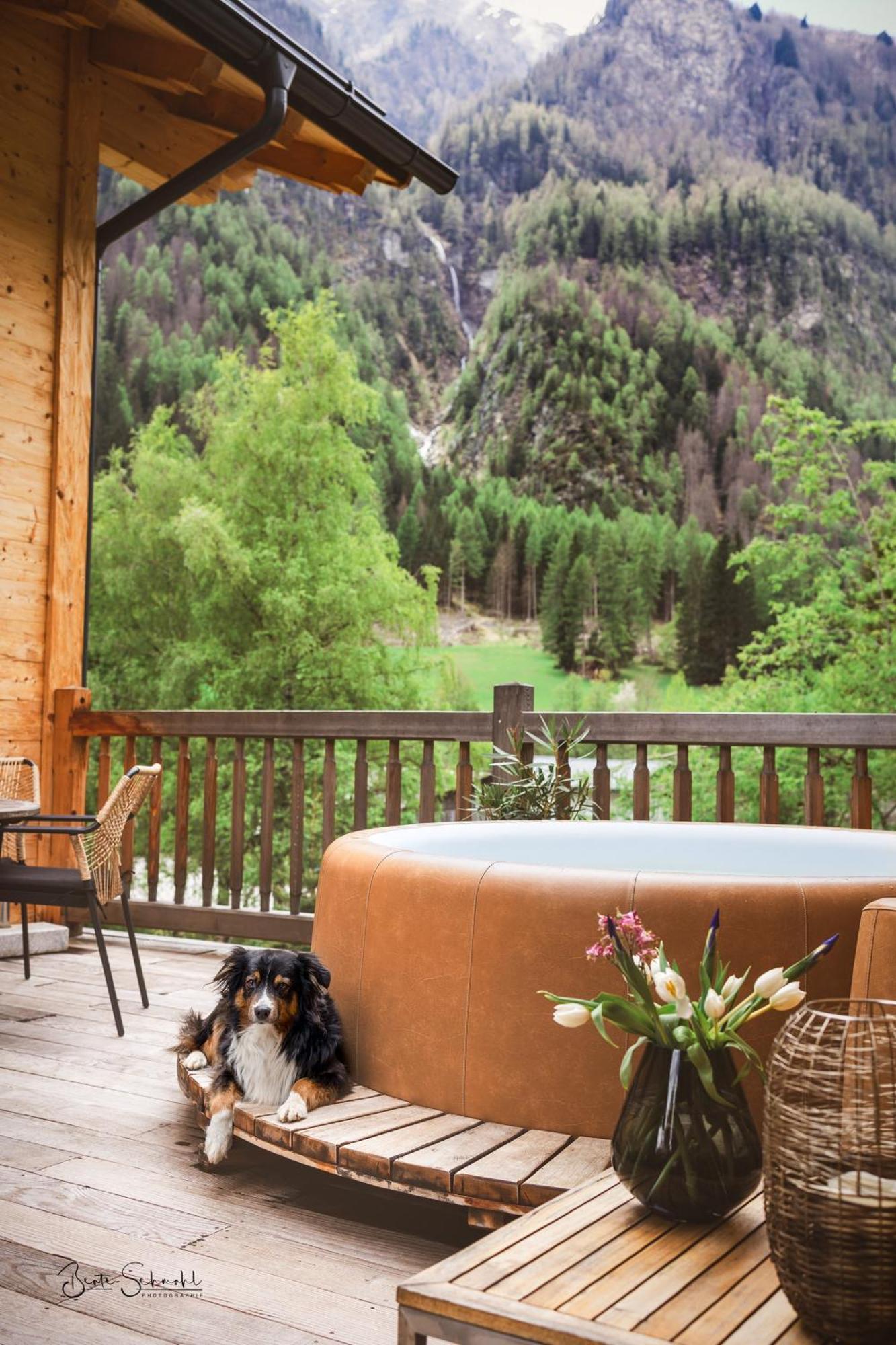 Chalet Waldhaeusl Luxurioese Ferienwohnungen Mit Sauna & Whirlpool, Kamin, Balkon Oder Terrasse Mit Bergblick Heiligenblut Exterior foto